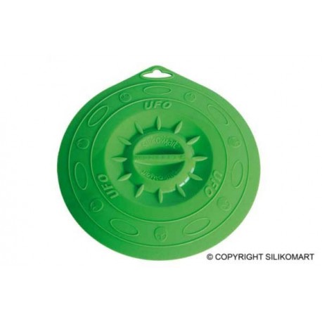 TAMPA DE SILICONE UFO 21.5CM VERDE