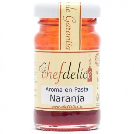 AROMA DE LARANJA EM PASTA 50GR CHEF DELICE