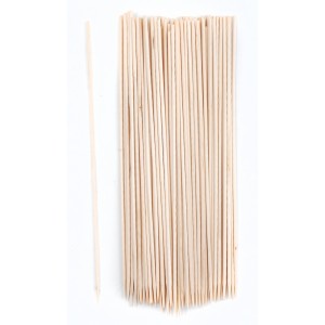 BOLSA 100 BROCHETAS MADERA 25CM - 2