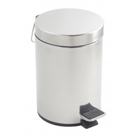 CUBO DE BASURA CON PEDAL INOX