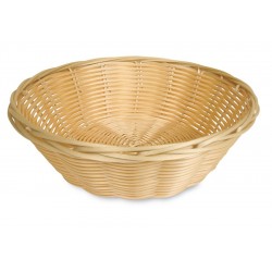 CESTA REDONDA POLY RATTAN PLASTIFICADO