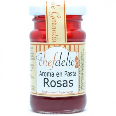 AROMA DE ROSAS EN PASTA 50GR CHEF DELICE