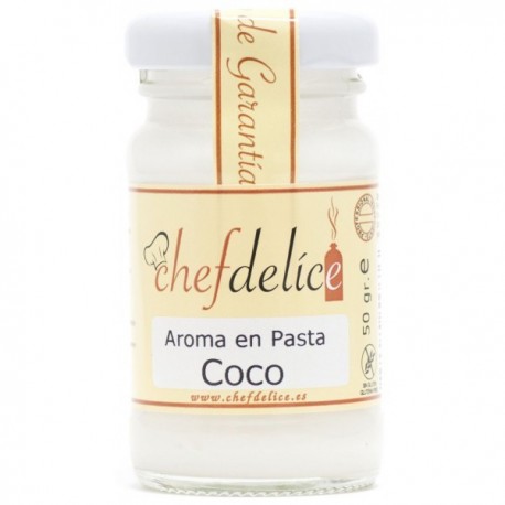 AROMA DE COCO EM PASTA 50GR CHEF DELICE