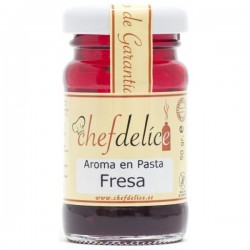 AROMA DE MORANGO EM PASTA 50GR CHEF DELICE