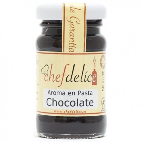 AROMA DE CHOCOLATE EM PASTA 50GR CHEF DELICE