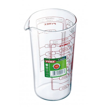 COPA MEDIDOR CLÁSSICO PYREX 0,5L