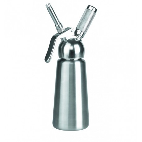 SIFÓN CREMA ACERO INOX + ALUMINIO 1L