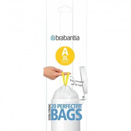 SACOS DE LIXO 3L BRABANTIA