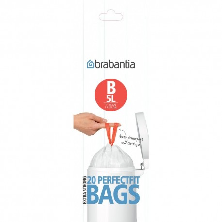 BOLSAS DE BASURA 5L BRABANTIA