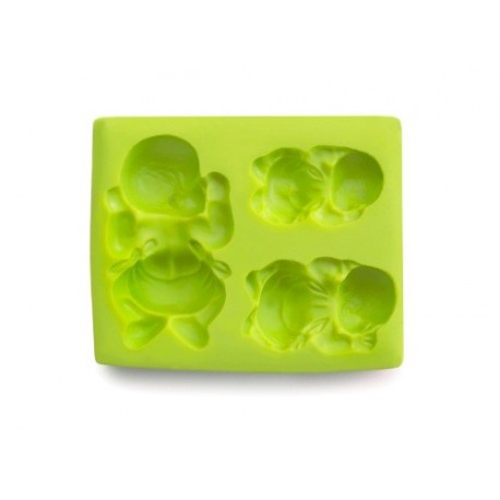 MOLDE SILICONE BEBÊ 3D