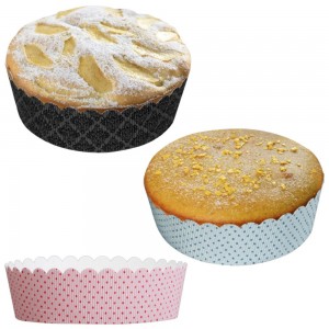 Conjunto de 2 moldes para forno descartáveis 18 cm - 1