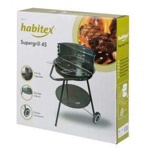 BARBACOA DE CARBÓN SUPERGRILL 45 HABITEX