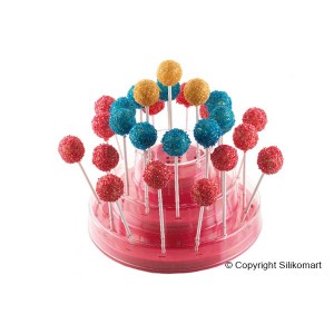 SUPORTE PARA CAKE POPS / GELADOS ROSA - 2