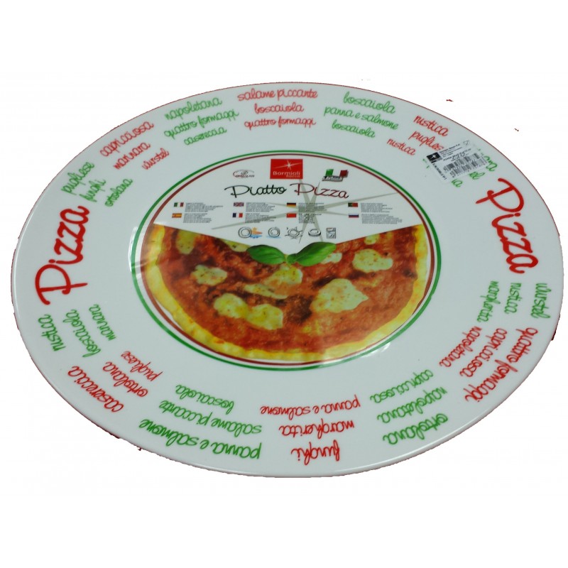 Plato de Porcelana para Pizza 33 cm Diametro (6 Unidades)