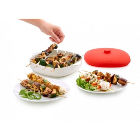 SET 4 PINCHOS EN MICROONDAS LEKUE