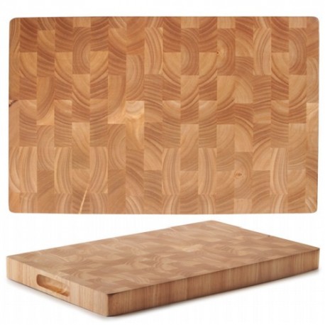 TABLA DE CORTE RUBBER WOOD 53X32,5CM