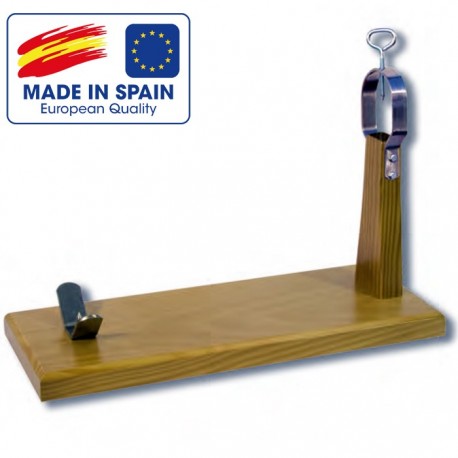 SOPORTE JAMONERO CASTILLA INOX / MADERA 