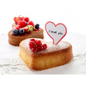 MOLDE CAKE PORTION HEARTS LEKUE 