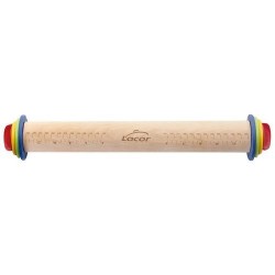 RODILLO AMASAR MADERA CON ANILLAS 34CM