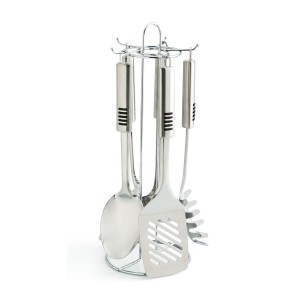 SET 5 GADGETS CON SOPORTE INOX BRASSIA 