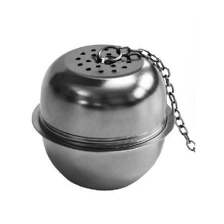 BOLA PORTA INFUSIONES INOX CON SOPORTE 