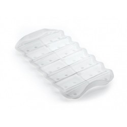 Bandeja estojo médio silicone branco