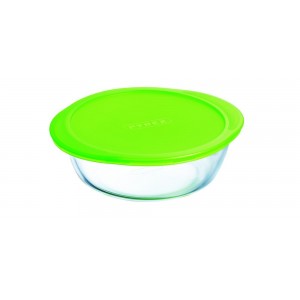 FUENTE REDONDA CON TAPA COOK & STORE PYREX 