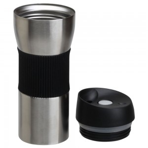 MUG TERMICO INOX CON SILICONA 400ML