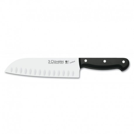 CUCHILLO JAMONERO/SALMÓN 30CM SERIE UNIBLOCK 3 CLAVELES