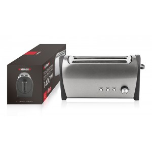 TOSTADORA INOX 1400W KUKEN 