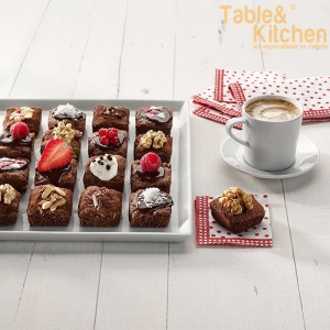 MOLDE SILICONA MINI BROWNIES LEKUE 