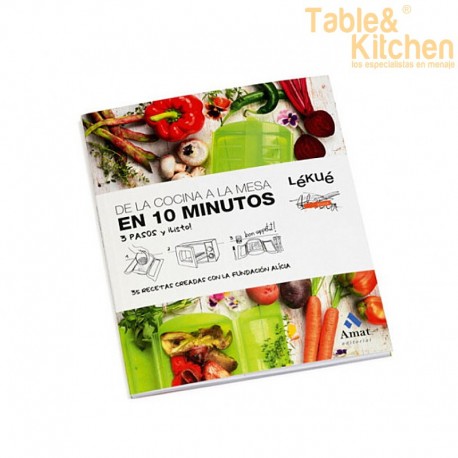 LIBRO DE LA COCINA A LA MESA EN 10 MINUTOS LEKUE 