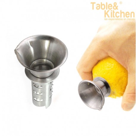 EXPRIMIDOR VERTEDOR DE LIMONES INOX 