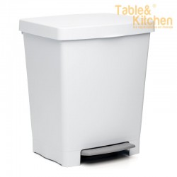 BALDE COM PEDAL CUBIK BRANCO 23L