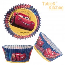 CONJUNTO 50 CÁPSULAS PARA CUPCAKES CARS