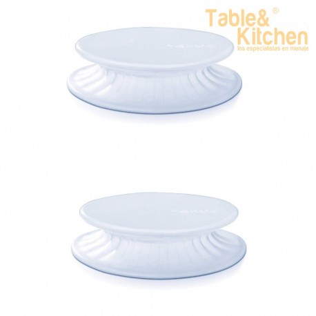 SET 2 TAPAS EXTENSIBLES SILICONA 8,5CM LEKUE 