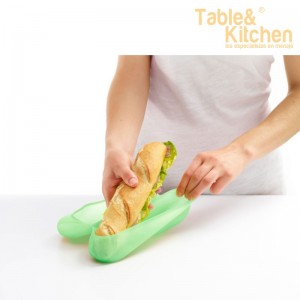 CAPA REUTILIZÁVEL BOCADILHO/BAGUETTE SILICONE 22 CM - 4