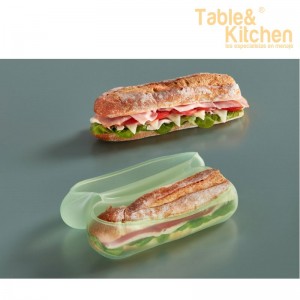 CAPA REUTILIZÁVEL BOCADILHO/BAGUETTE SILICONE 22 CM - 9