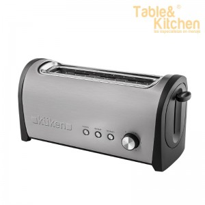 TOSTADORA INOX GRANDE 1000W KUKEN - 2