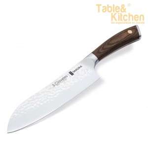 Faca forjada Santoku Sakura 17,5cm 3C - 2