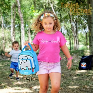 Bolsa térmica infantil elefante azul - 4