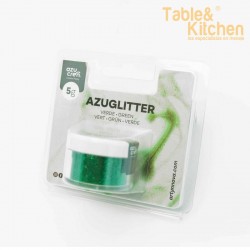 Purpurina decorativa Azuglitter verde 5 gramas