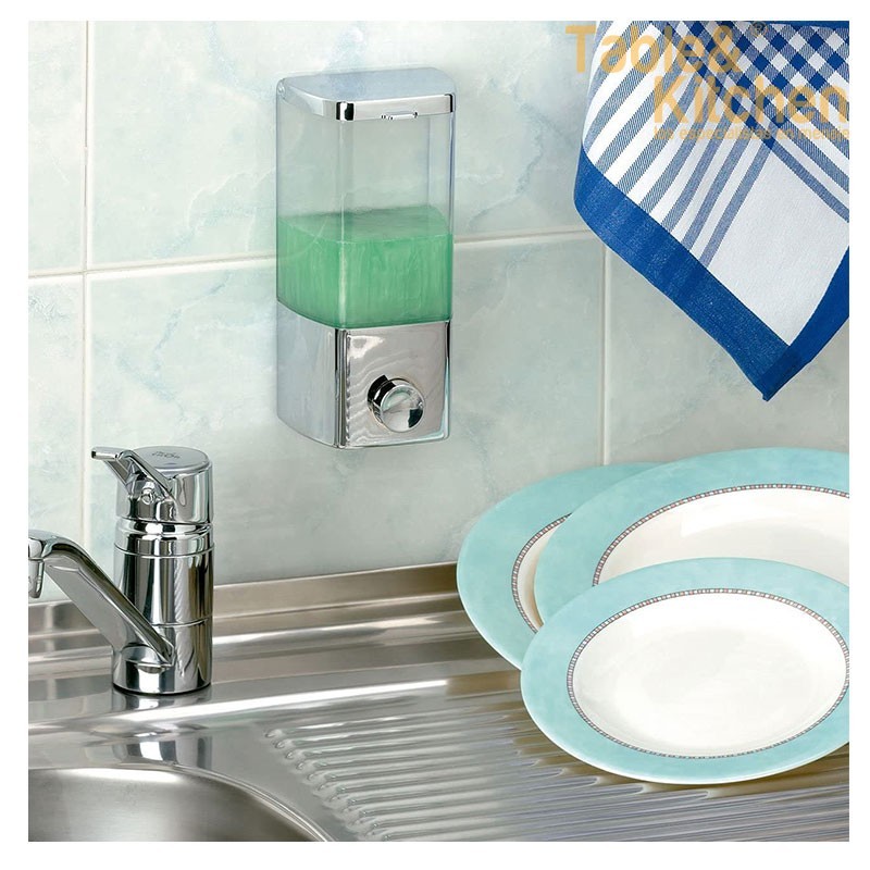 Dispensador de jabón pared Cromo Basic_99 Pyp — Azulejossola