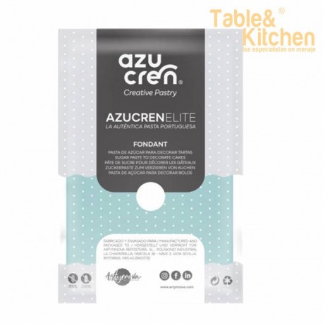 FONDANT AZUCREN ELITE AZUL BEBÊ 250 GR