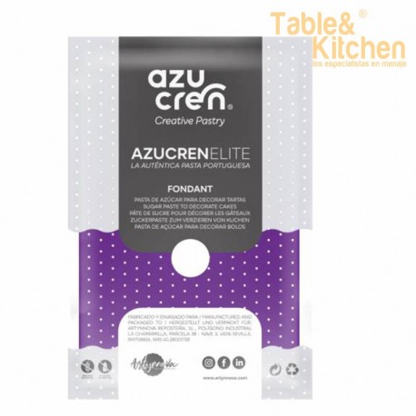 FONDANT AZUCREN ELITE LILÁS 250 GR