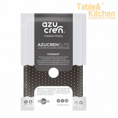 FONDANT AZUCREN ELITE NEGRO 250 GR