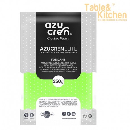 FONDANT AZUCREN ELITE VERDE LECHUGA 250 GR