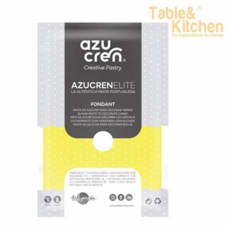 FONDANT AZUCREN ELITE AMARELO 100GR