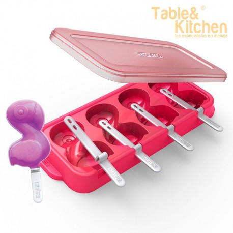 MOLDE PARA GELADOS FLAMINGO ZOKU