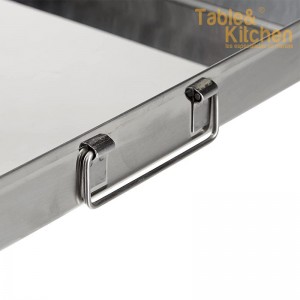 Empanadeira inox 45x35x3,50 cm - 2